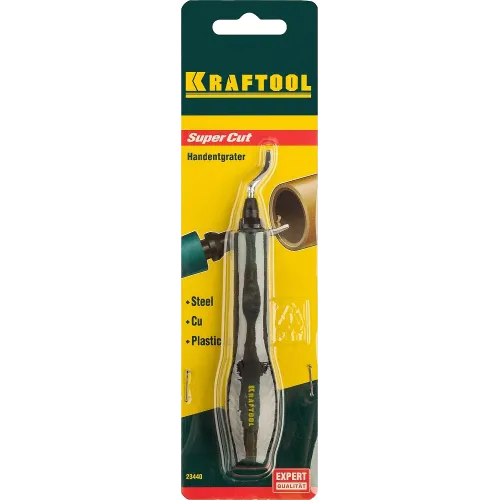 KRAFTOOL Universal, гратосниматель для зачистки граней труб и листов (23440)