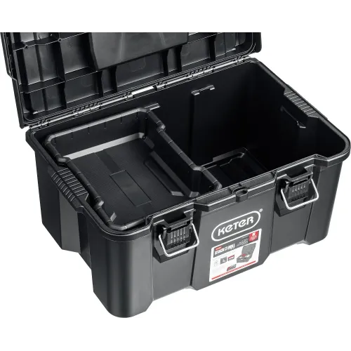 KETER STACKNROLL, 525 х 345 х 260 мм, (21″), пластиковый ящик с крышкой (38398)