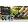 GRINDA AMBER, M (8), садовые перчатки из искусственной кожи с усиленным наладонником и кончиками пальцев, PRO Line (1139-M)