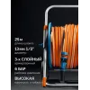 GRINDA HCK-25, шланг 25м x 1/2″, поливочный набор 4 предмета, усиленные колеса, телескопическая ручка, катушка со шлангом в комплект ProLine (428461)