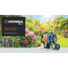 GRINDA HCK-25, шланг 25м x 1/2″, поливочный набор 4 предмета, усиленные колеса, телескопическая ручка, катушка со шлангом в комплект ProLine (428461)