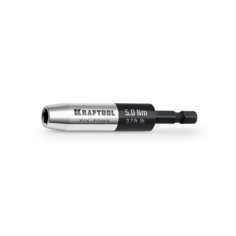 KRAFTOOL FIX-TORQ 5.0 Нм динамометрический адаптер для бит (64035-5.0)