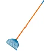 GRINDA PL-22 FIBER, 430 х 40 х 1460 мм, 22 зубца, ударопрочный пластик, фибергласовый черенок, грабли веерные пластиковые, PROLine (421818)