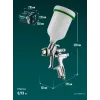 KRAFTOOL JETA 4000, HVLP, 1.3 мм, пневматический краскопульт с верхним бачком (06555-1.3)
