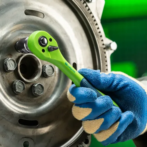 Ключ-трещотка 3/8", CrV, 72 зуба, с быстрым сбросом Сибртех