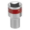 Головка торцевая, 10 мм, 6-гранная, CrV, под квадрат 1/2", хромированная Matrix