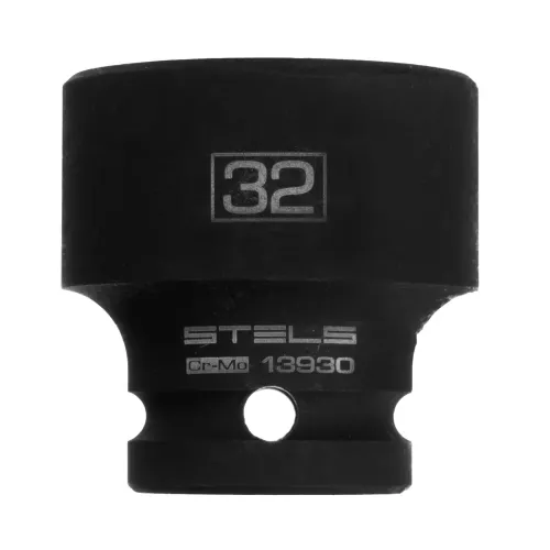 Головка ударная шестигранная, 32 мм, 1/2", CrMo Stels