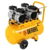 Компрессор безмасляный, малошумный DLS 1500/50, 1500 ВТ, 2x750, 50 л, 260 л/мин Denzel