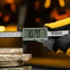 Штангенциркуль 150 мм, полиамидный корпус, электронный, большой дисплей, с глубиномером Denzel