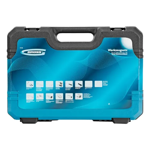 Набор инструментов, 1/4", 1/2", CrV, 120 зубьев, 78 предметов Gross