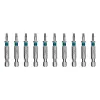 Бита Torx 15х50мм, сталь S2, шестигр., 10 шт. Gross