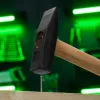 Молоток слесарный 800 г, квадратный боек, деревянная рукоятка Сибртех