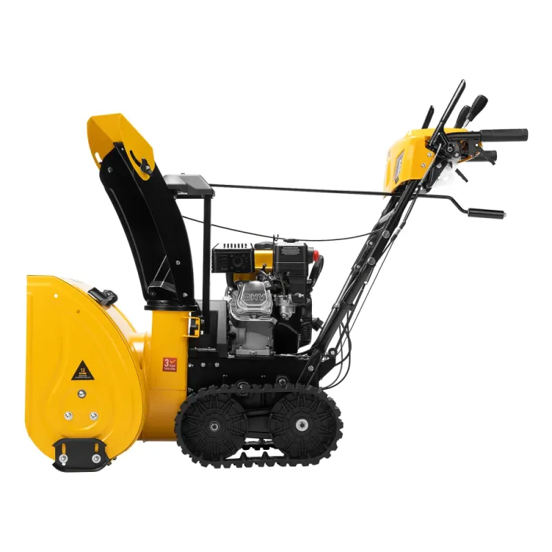 Снегоуборщик бензиновый SBM 610DT PRO, 212cc, гусеницы, эл.старт, блок. дифф. Denzel