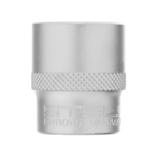 Набор торцевых головок, 3/8", 12-ти гр., CrV, 10шт., 8-19мм Stels