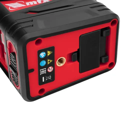 Лазерный уровень QBC RED Pro SET, 10 м, красный луч, батарейки, штатив MTX