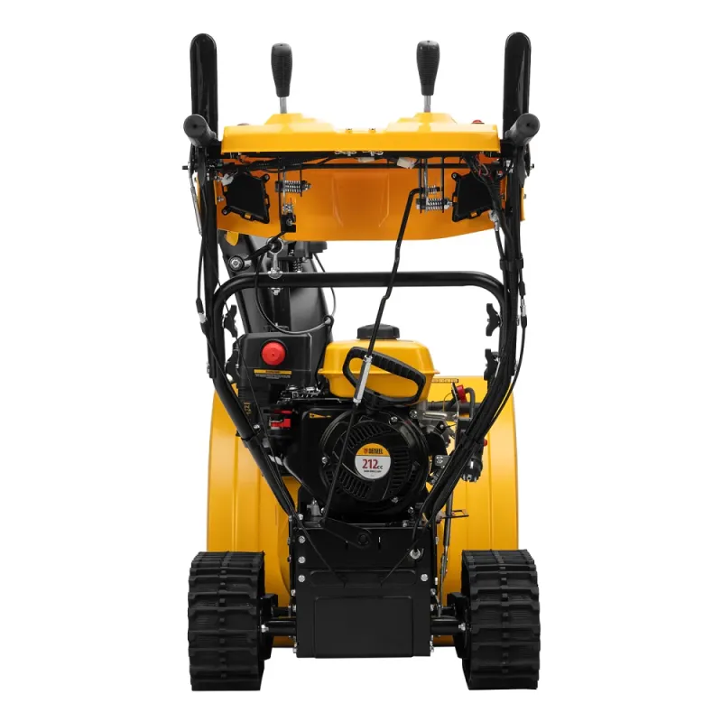 Снегоуборщик бензиновый SBM 610DT PRO, 212cc, гусеницы, эл.старт, блок. дифф. Denzel