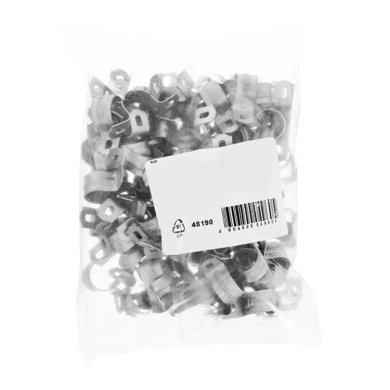 Скоба металлическая двухлапковая 16(СМД) 100шт., Россия Сибртех