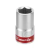 Головка торцевая, 14 мм, 6-гранная, CrV, под квадрат 1/2", хромированная Matrix