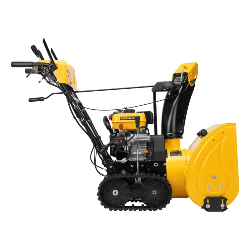 Снегоуборщик бензиновый SBM 610DT PRO, 212cc, гусеницы, эл.старт, блок. дифф. Denzel