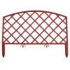Забор декоративный "Сетка", 24х320 см, терракот, Россия Palisad