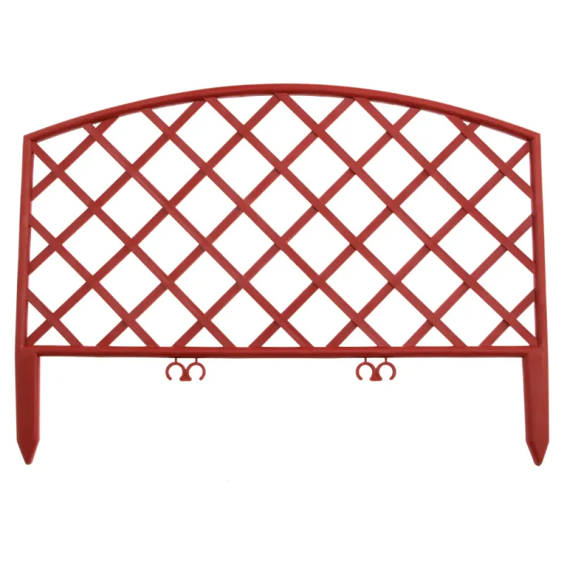Забор декоративный "Сетка", 24х320 см, терракот, Россия Palisad