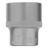 Головка торцевая, 24 мм, 12-гранная, CrV, под квадрат 1/2", хромированная Stels