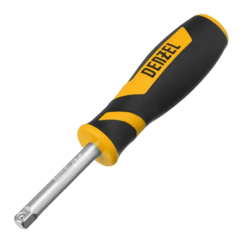 Набор инструментов, 1/2", 1/4", CrV, S2, пластиковый кейс, 84 предмета Denzel