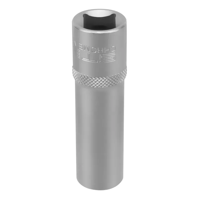 Головка торцевая удлиненная, 14 мм, 6-гранная, CrV, под квадрат 1/2", Stels