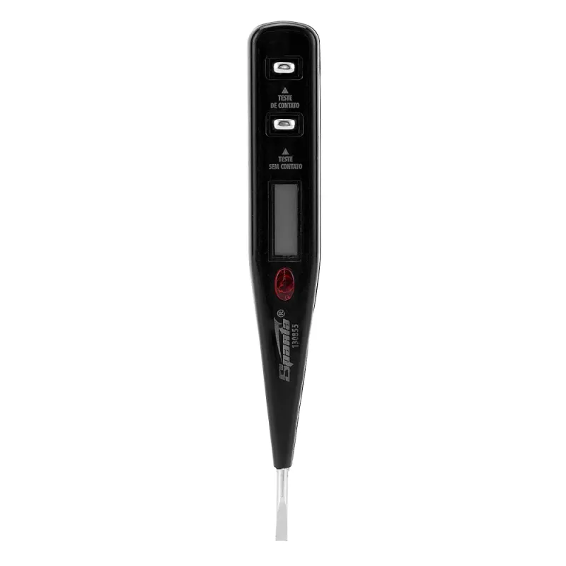 Тестер напряжения 12–220 В, жидкокристаллический дисплей с неоновой лампочкой Sparta