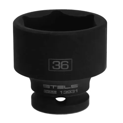 Головка ударная шестигранная, 36 мм, 1/2", CrMo Stels