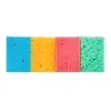 Губки для посуды Coral, 95x64x36 мм, 4 шт., Home Palisad