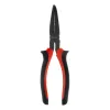 Длинногубцы Black Nickel, 200 мм, изогнутые, двухкомпонентные рукоятки Matrix