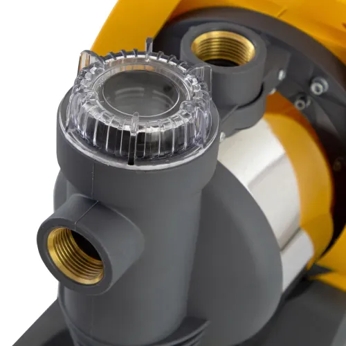 Насосная станция PSХ-950X, Х-Pro, 950 Вт, 3300 л/ч, ресивер 24 л, подъем 38 м, нержавейка Denzel