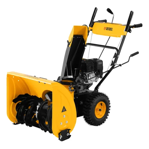 Снегоуборщик бензиновый SBM 610, 212 cc, ручной старт, фара Denzel