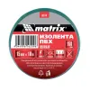 Изолента ПВХ, 15 мм х 10 м, зеленая, 150 мкм Matrix