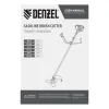Триммер бензиновый DTL-52, 52 см3, неразъемная штанга Denzel