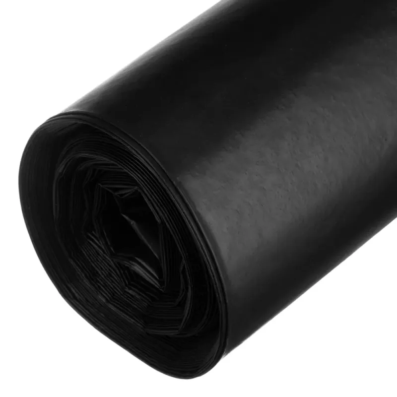 Пакеты для мусора 200 л x 10 шт. пвд особопрочные черные, длинный ролик, Home Palisad
