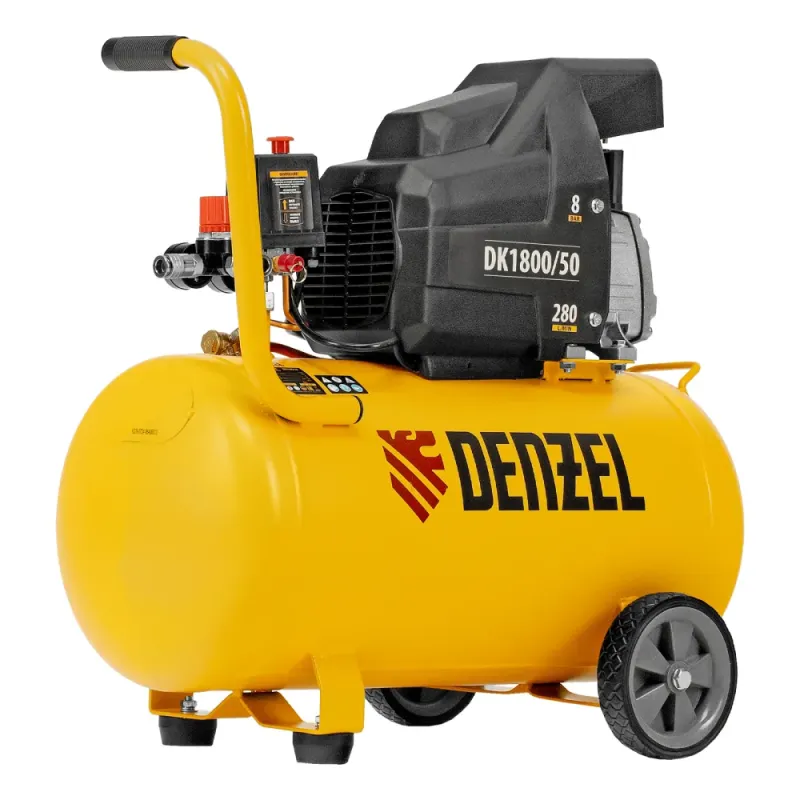 Компрессор воздушный  DK1800/50,Х-PRO 1,8 кВт, 280л/мин, 50л Denzel