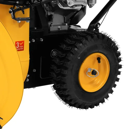 Снегоуборщик бензиновый SBM 610, 212 cc, ручной старт, фара Denzel