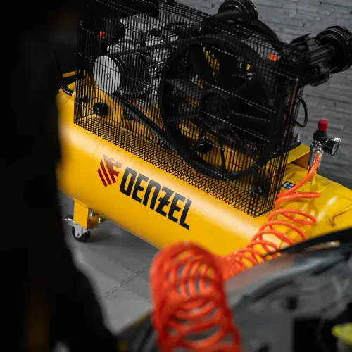 Компрессор воздушный рем. привод BCV 4000-T/200, 4,0 кВт, 200 литров, 690 л/мин Denzel