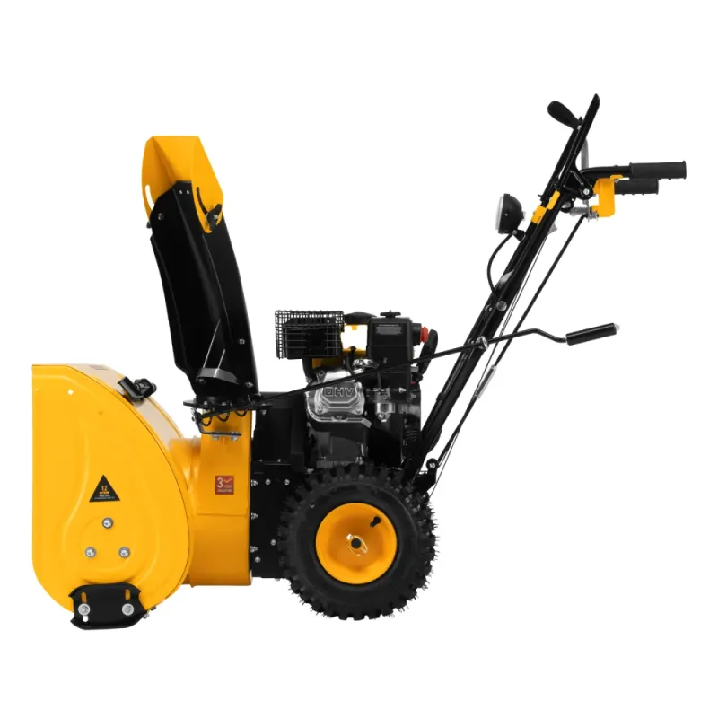 Снегоуборщик бензиновый SBM 610, 212 cc, ручной старт, фара Denzel