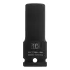 Головка ударная удлиненная шестигранная, 16 мм, 1/2", CrMo Stels