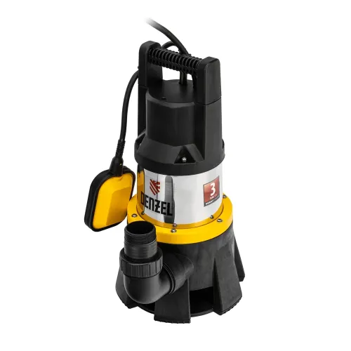 Дренажный насос DP-1400X, 1400 Вт, подъем 11 м, 25000 л/ч Denzel