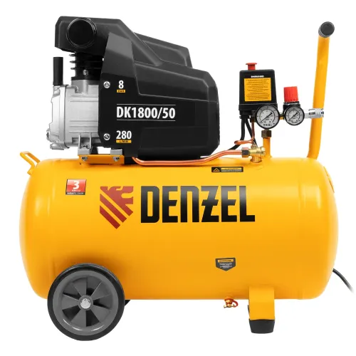 Компрессор воздушный DK1800/50,Х-PRO 1,8 кВт, 280л/мин, 50л Denzel