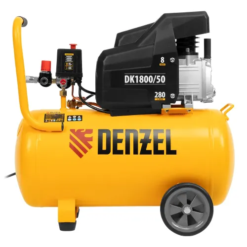 Компрессор воздушный DK1800/50,Х-PRO 1,8 кВт, 280л/мин, 50л Denzel