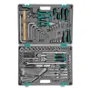 Набор инструментов, 1/2",3/8", 1/4", CrV, пластиковый кейс 142 предмета Stels