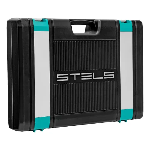 Набор инструментов, 1/2", 1/4", CrV, пластиковый кейс 98 предметов Stels