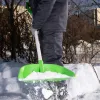 Лопата для уборки снега пластиковая Profi, 415 х 445 х 1500 мм, алюминиевый черенок, Сибртех