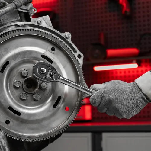 Ключ-трещотка 1/2", CrV, 45 зубьев, с быстрым сбросом, цельнометаллический, хром Matrix