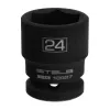Головка ударная шестигранная, 24 мм, 1/2", CrMo Stels